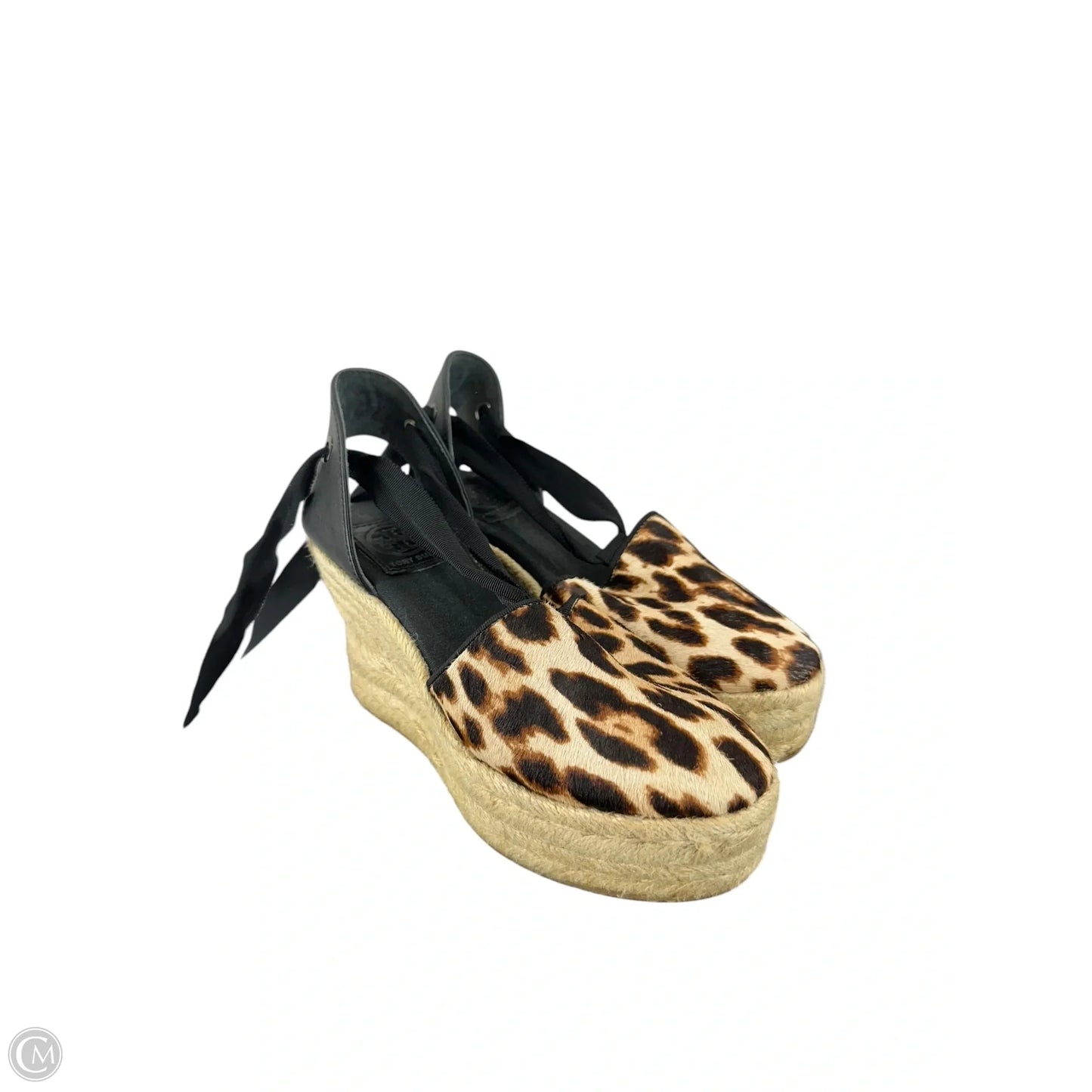Sandals Designer By Tory Burch In Animal Print, Size: 5