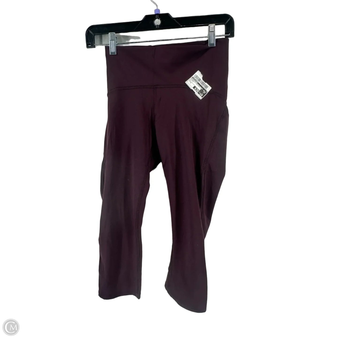 Athletic Leggings Capris By Lululemon In Purple, Size: 4