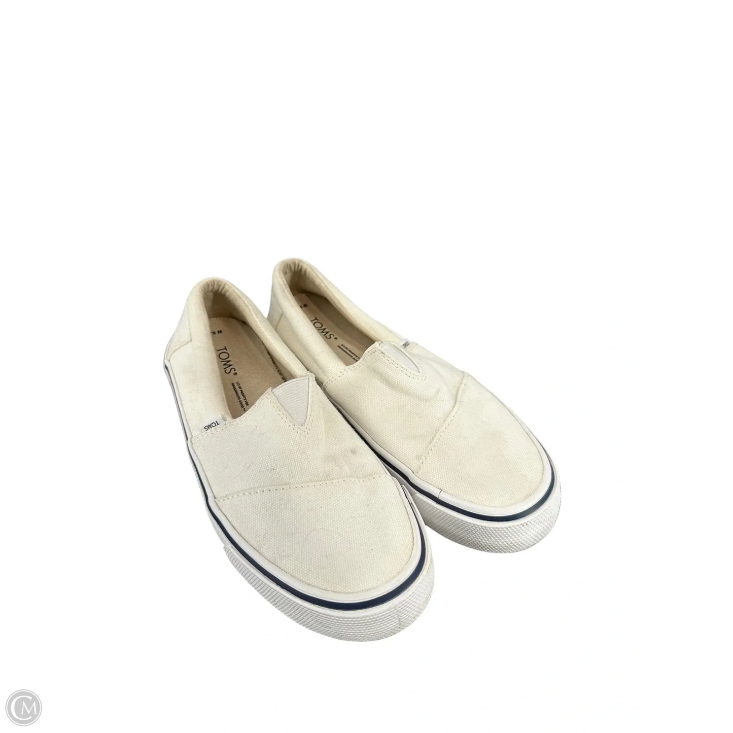 Shoes Flats By Toms In White, Size: 6.5