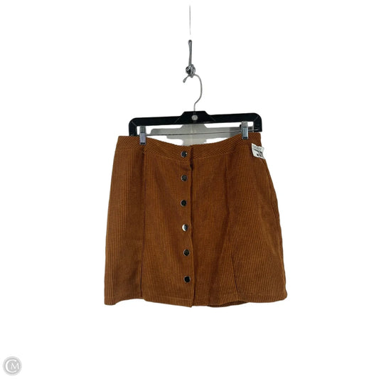 Skirt Mini & Short By Shein In Brown, Size: L