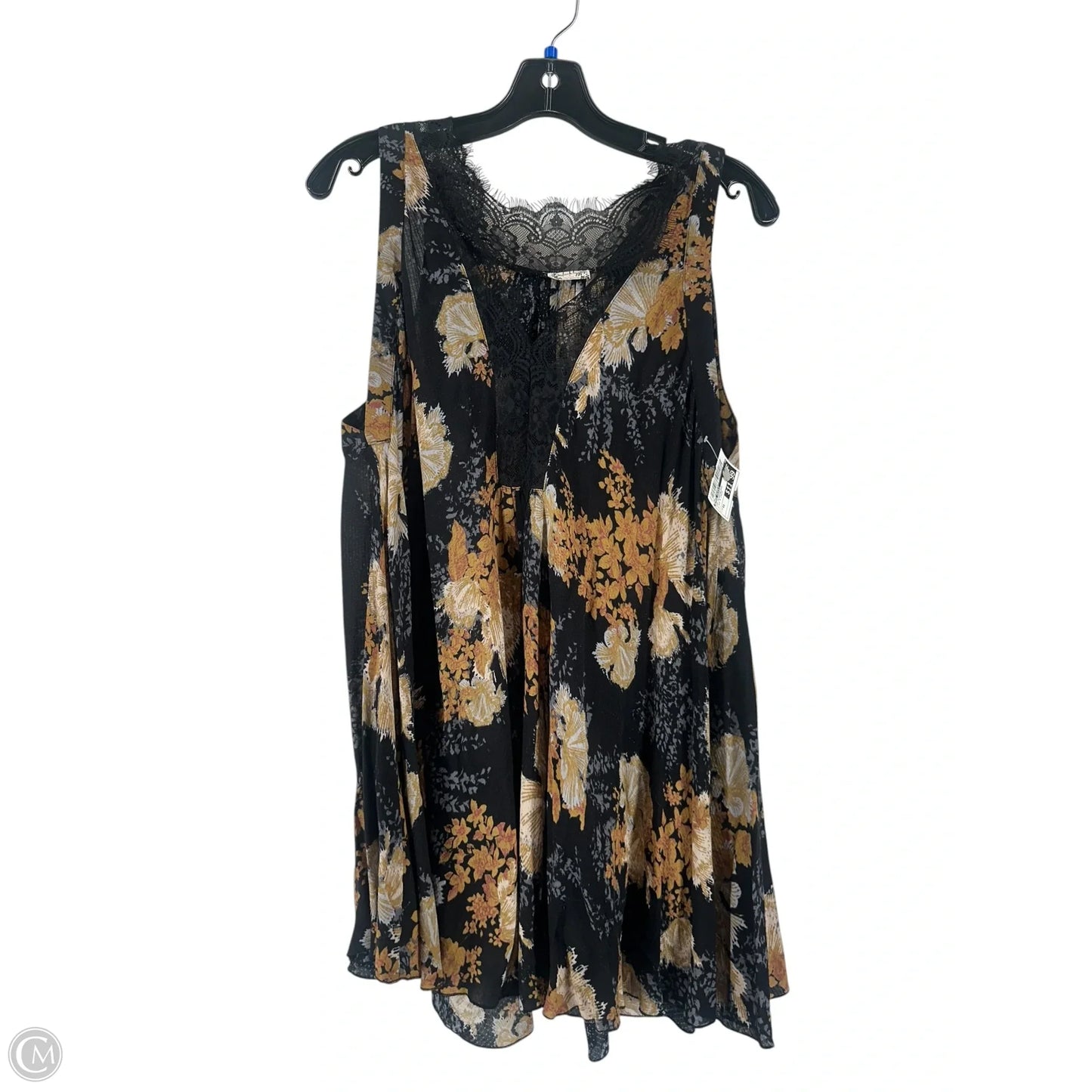 Top Sleeveless By Free People In Black & Cream, Size: Xs
