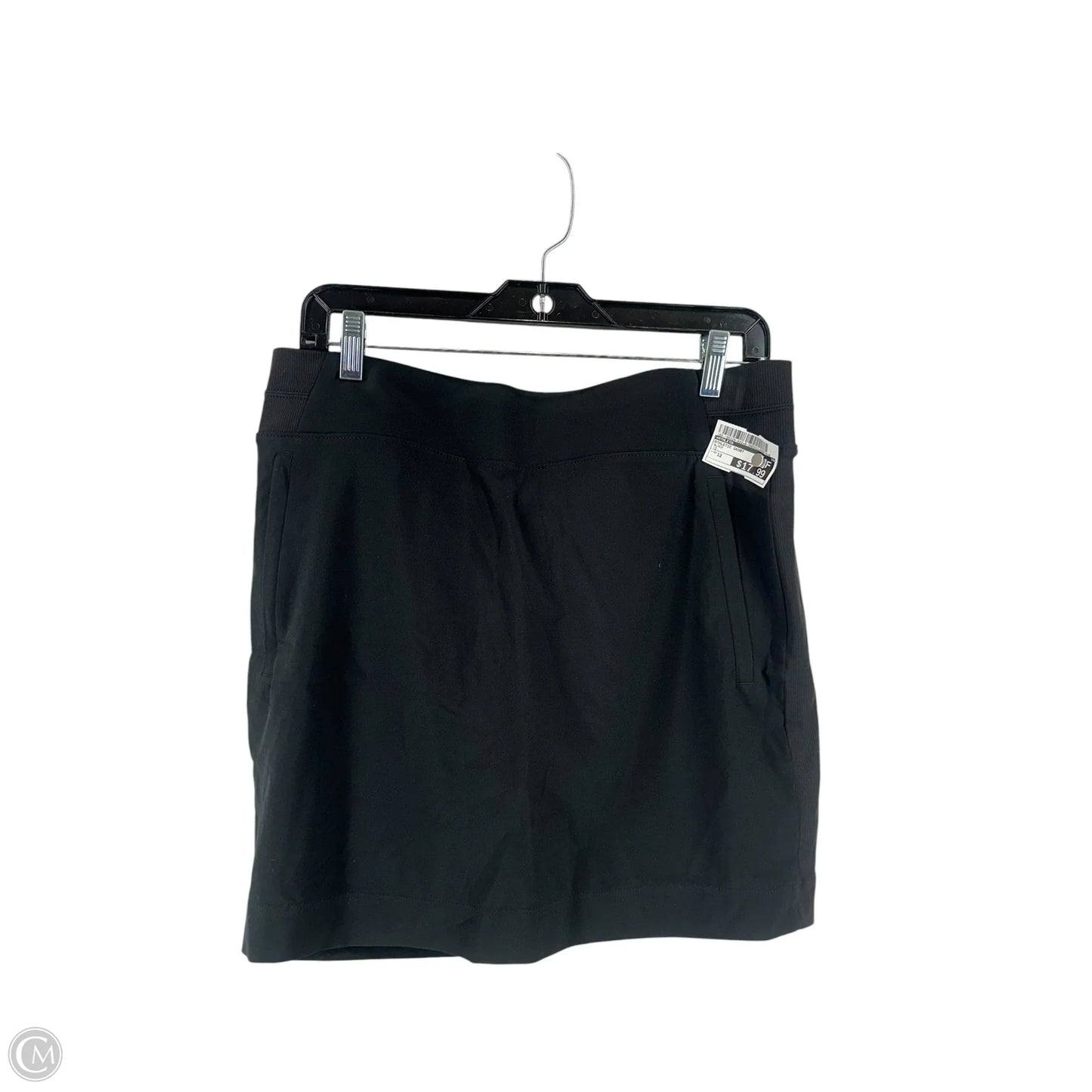 Athletic Skort By Athleta In Black, Size: 12