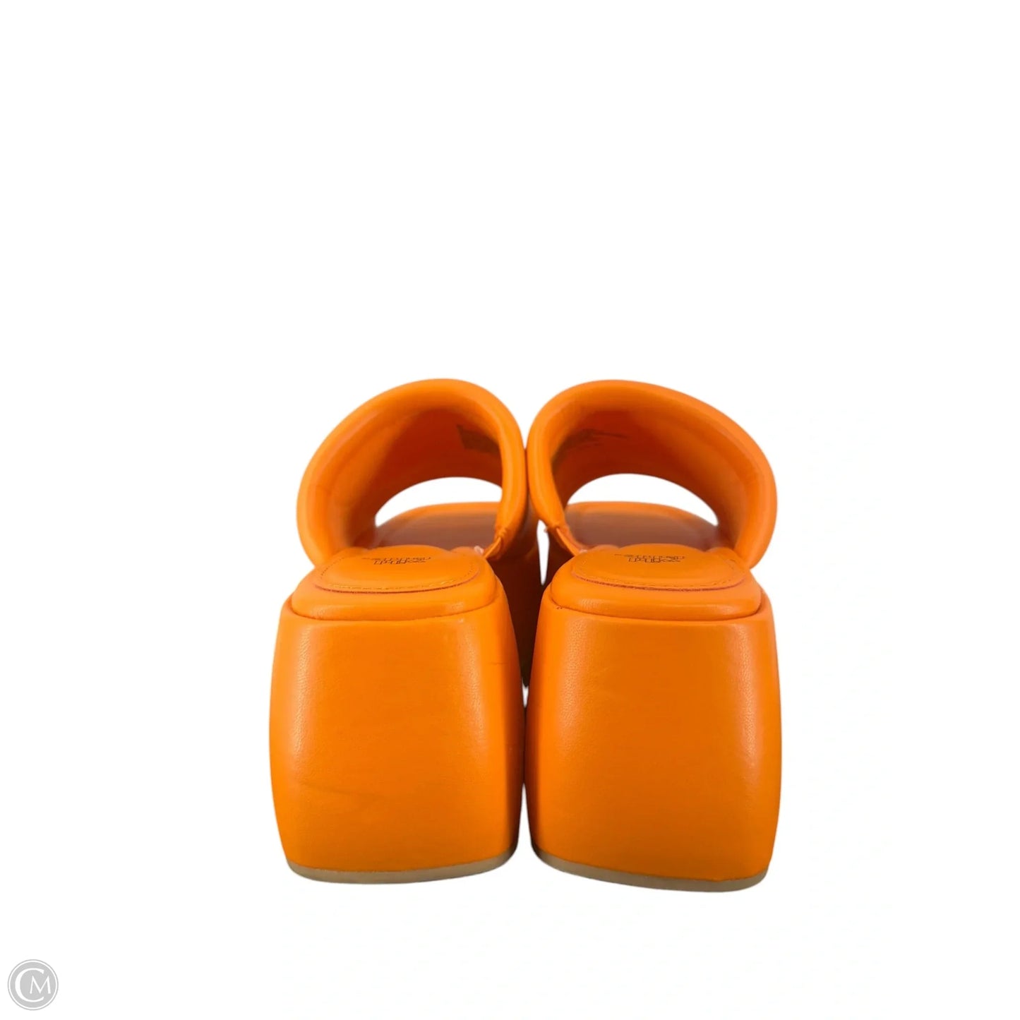 Shoes Heels Platform By Wild Fable In Orange, Size: 8.5