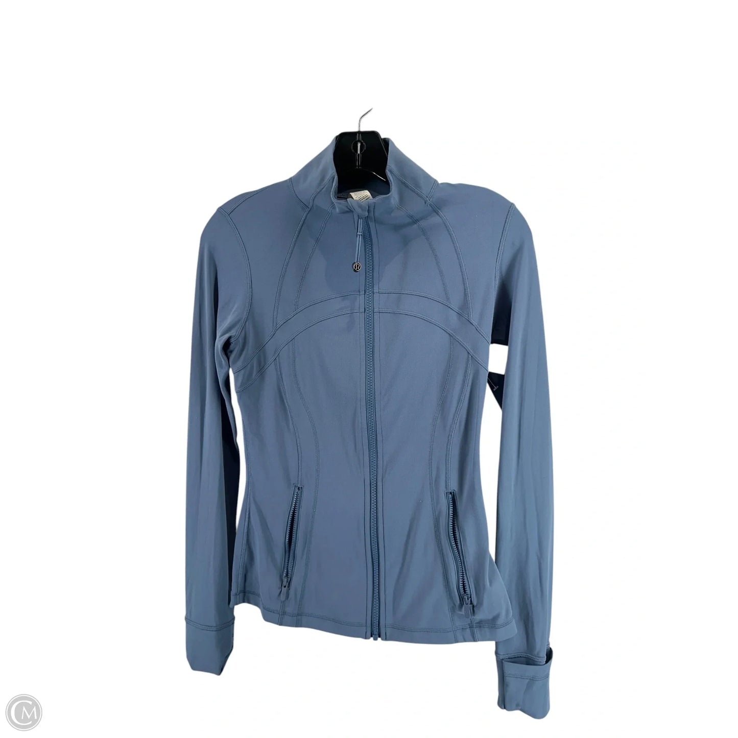 Athletic Jacket By Lululemon In Blue, Size: 6