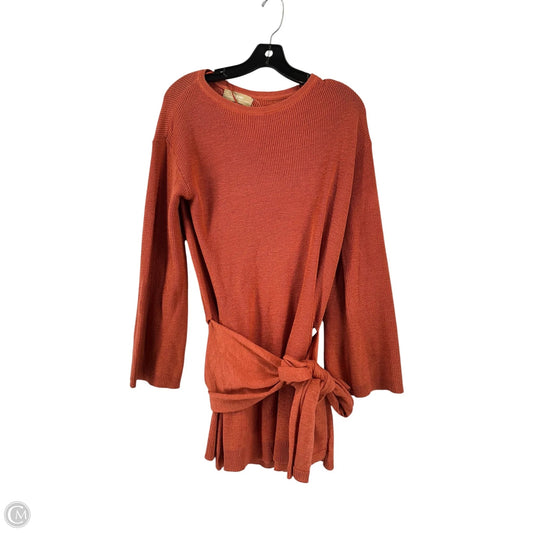 Top Long Sleeve By Free People In Orange, Size: Xs