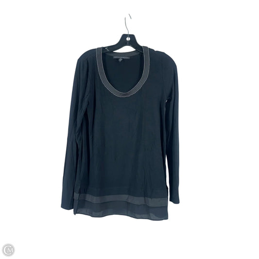 Top Long Sleeve By White House Black Market In Black, Size: S