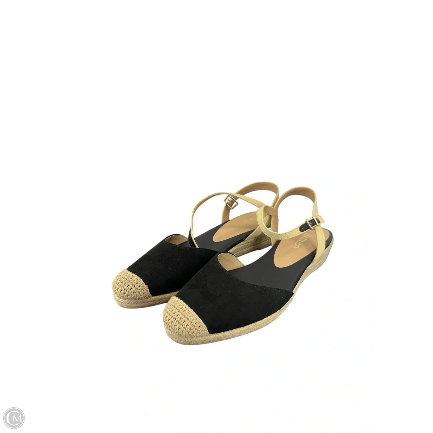 Shoes Heels Wedge By Clothes Mentor In Black, Size: 10