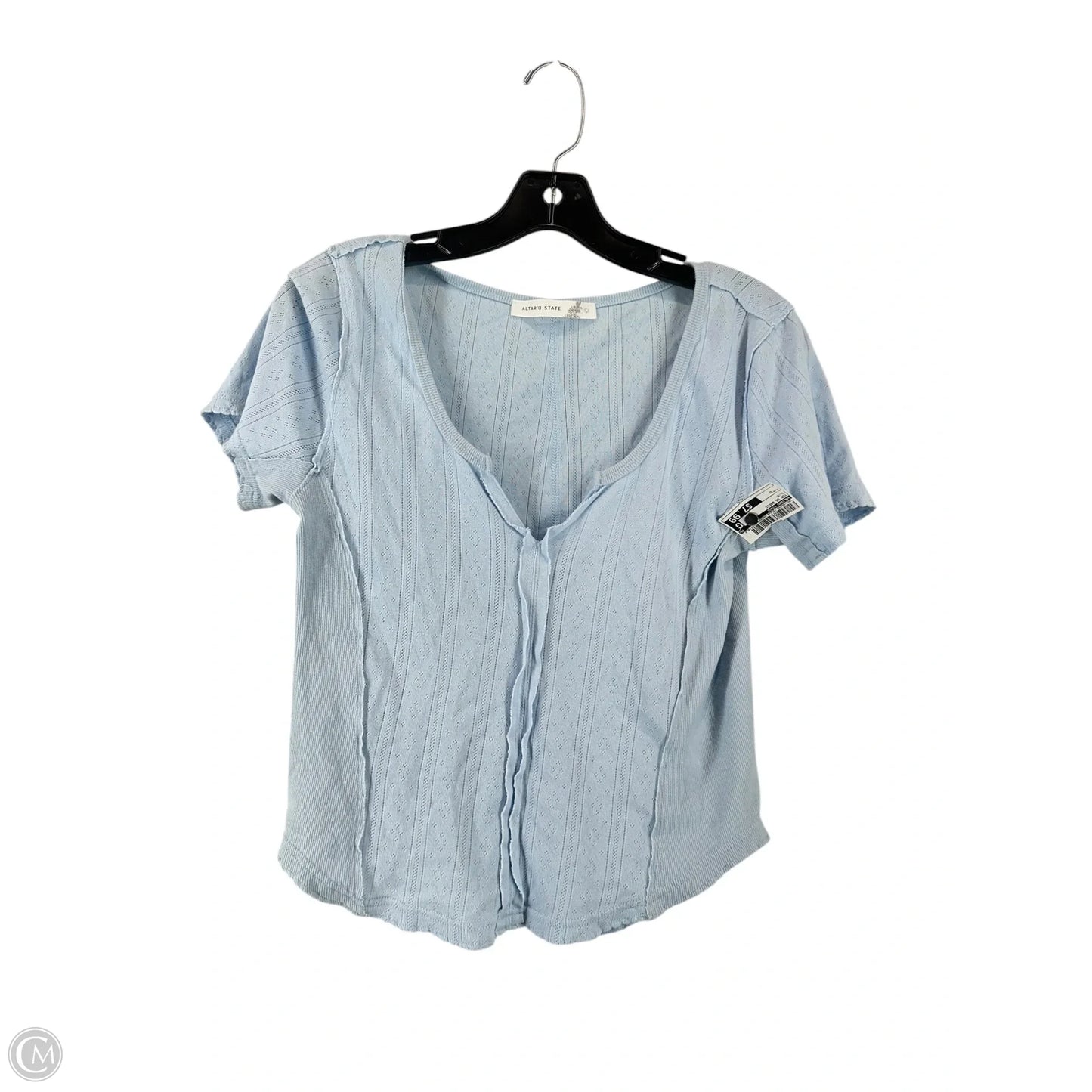 Top Short Sleeve Basic By Altard State In Blue, Size: L
