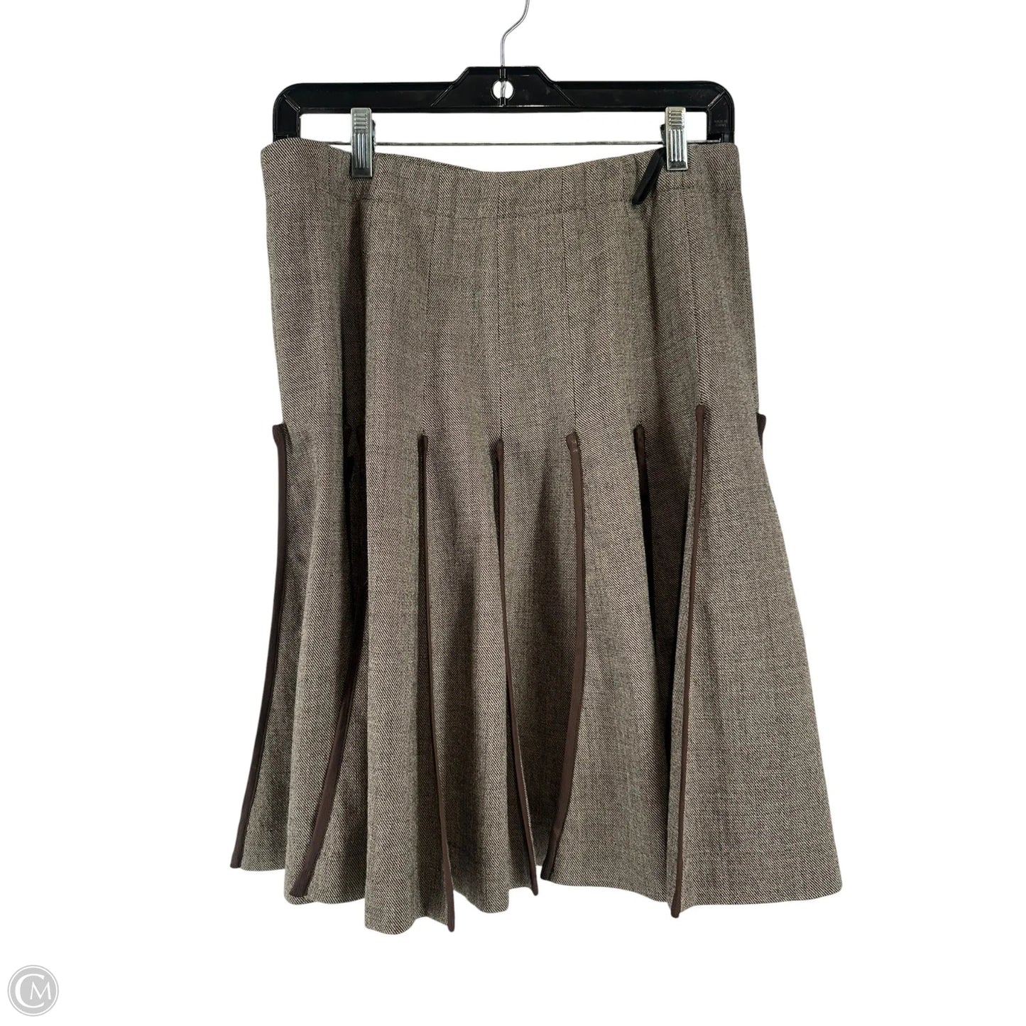 Skirt Midi By Clothes Mentor In Brown, Size: 6