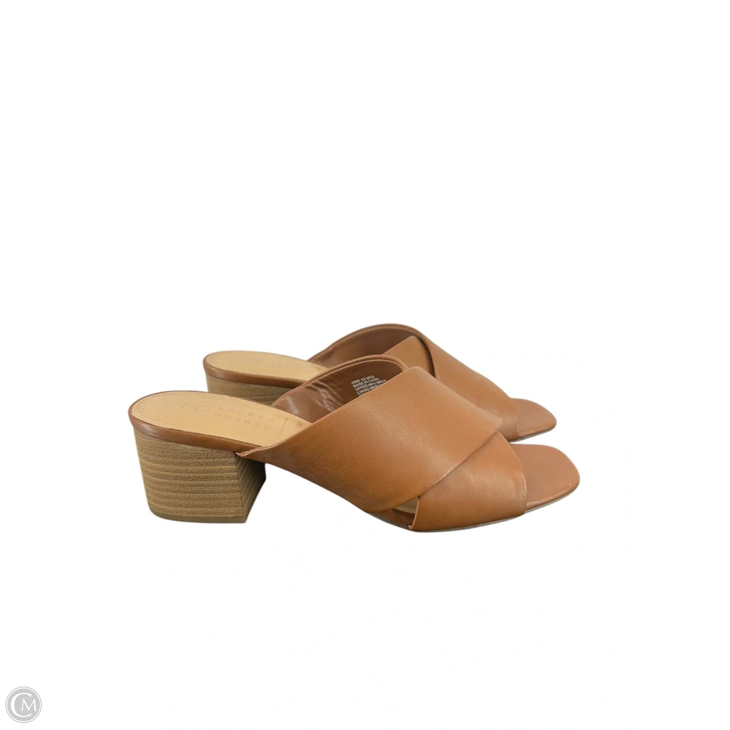 Shoes Flats By Clothes Mentor In Tan, Size: 8.5