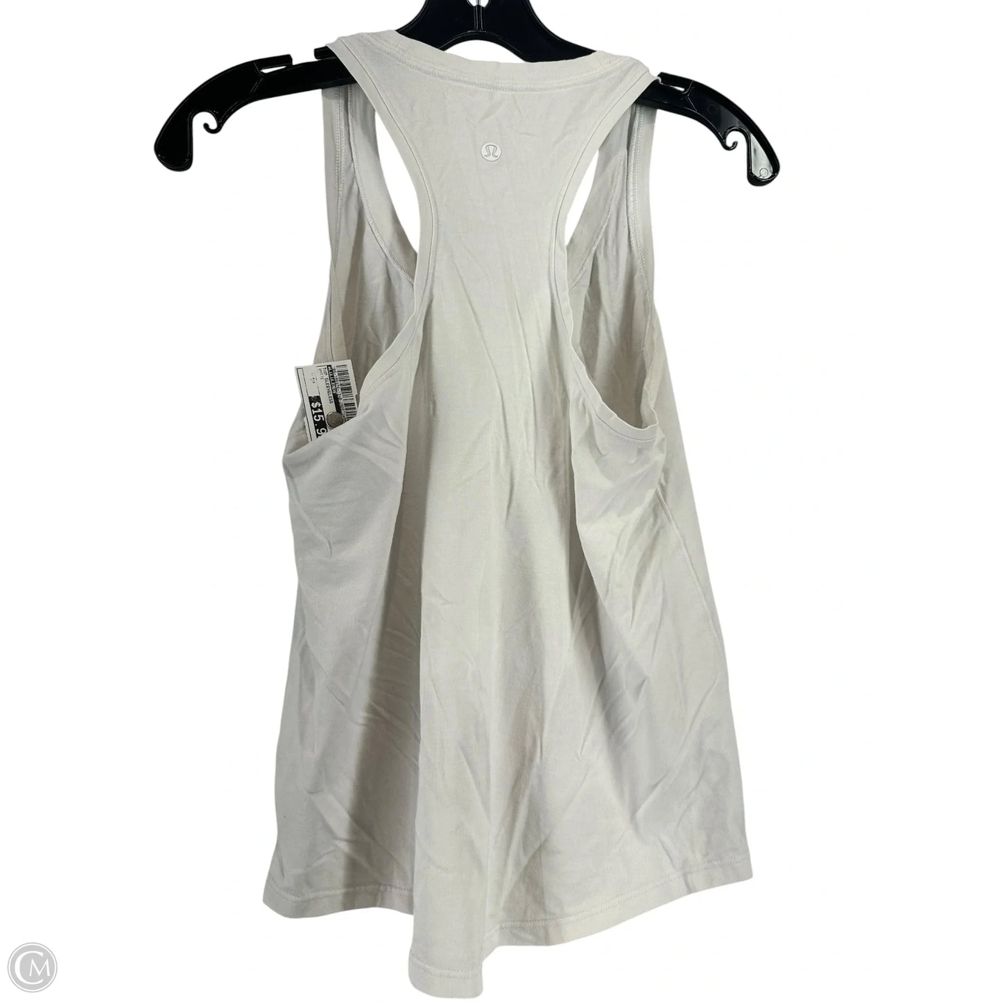 Top Sleeveless By Lululemon In White, Size: Sp