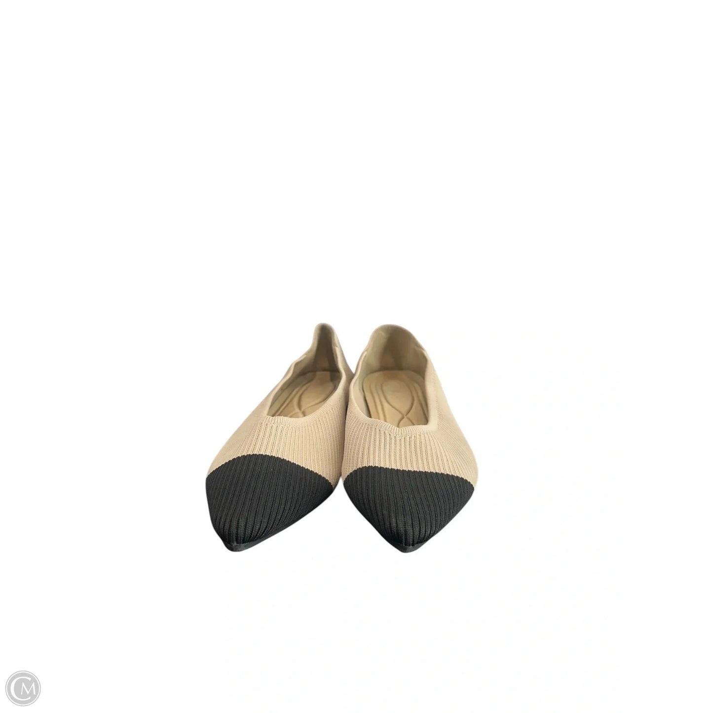 Shoes Flats By Clothes Mentor In Blue & Cream, Size: 11