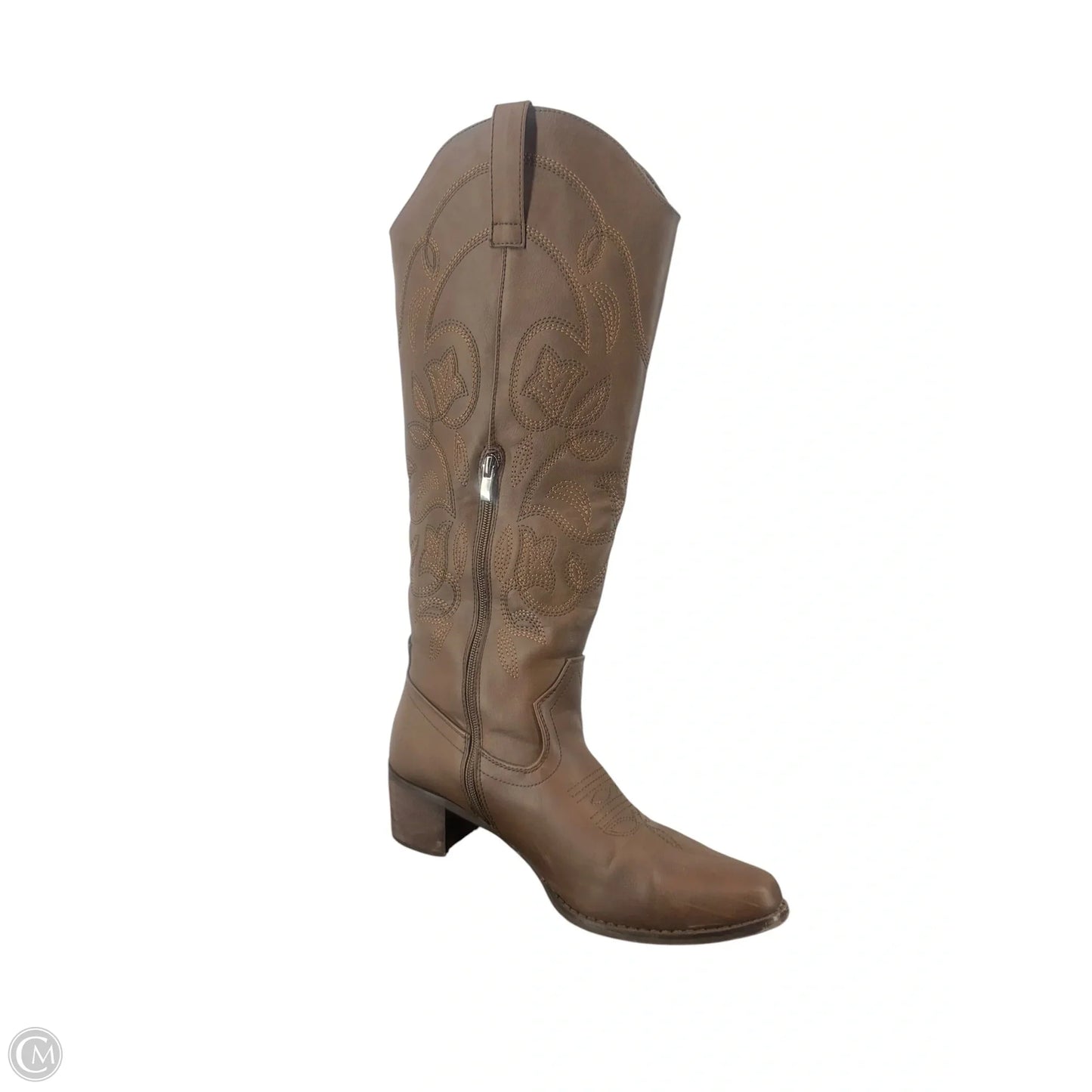 Boots Western By Clothes Mentor In Brown, Size: 8