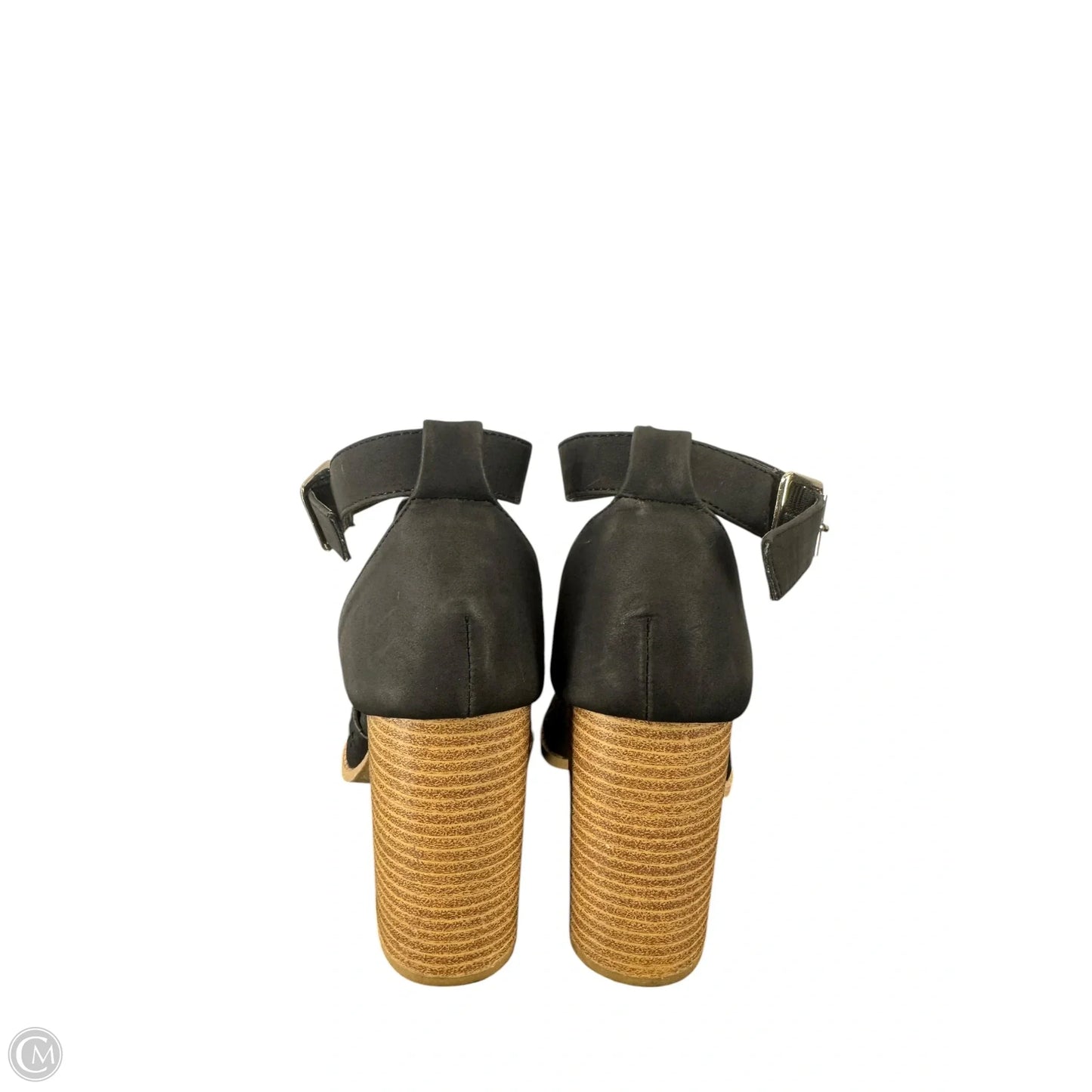Sandals Heels Block By Qupid In Black, Size: 6