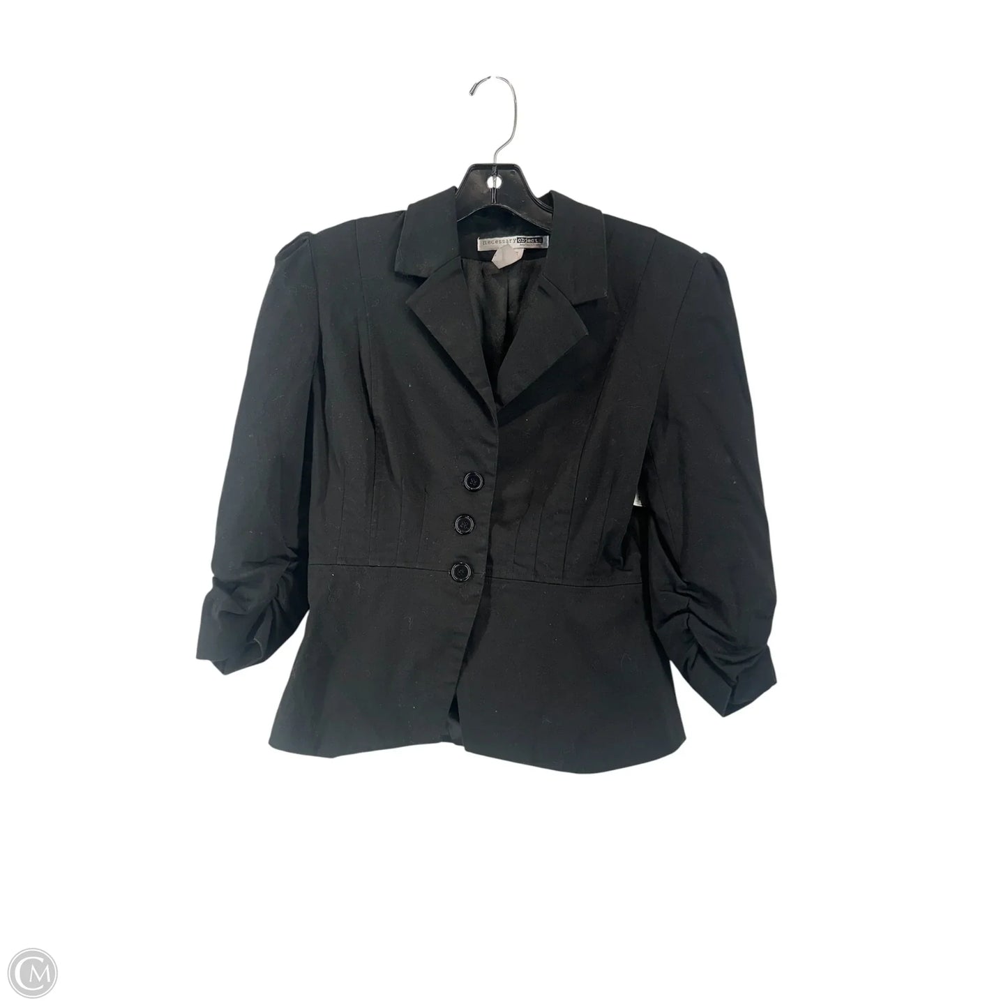 Blouse 3/4 Sleeve By Necessary Objects In Black, Size: M