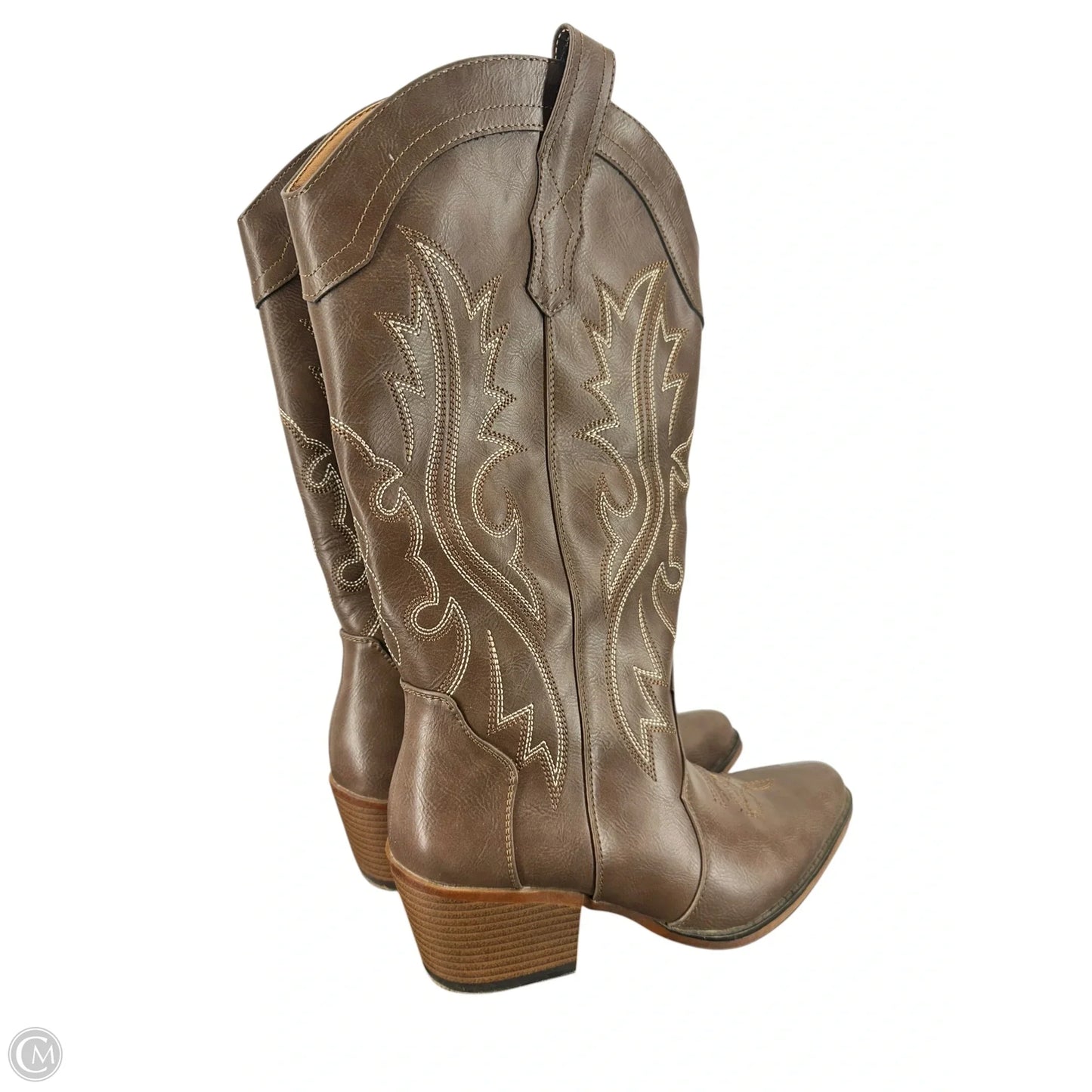 Boots Western By Clothes Mentor In Brown, Size: 8