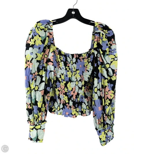 Top Long Sleeve By Free People In Multi-colored, Size: Xs