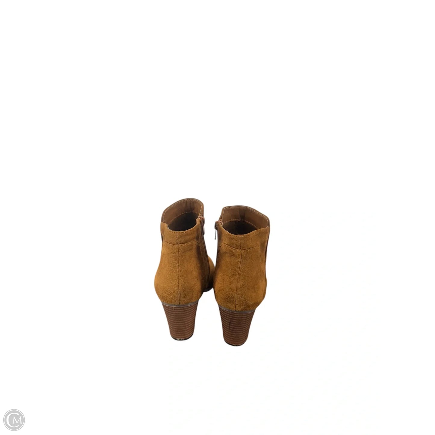 Boots Ankle Heels By Rue 21 In Tan, Size: 7