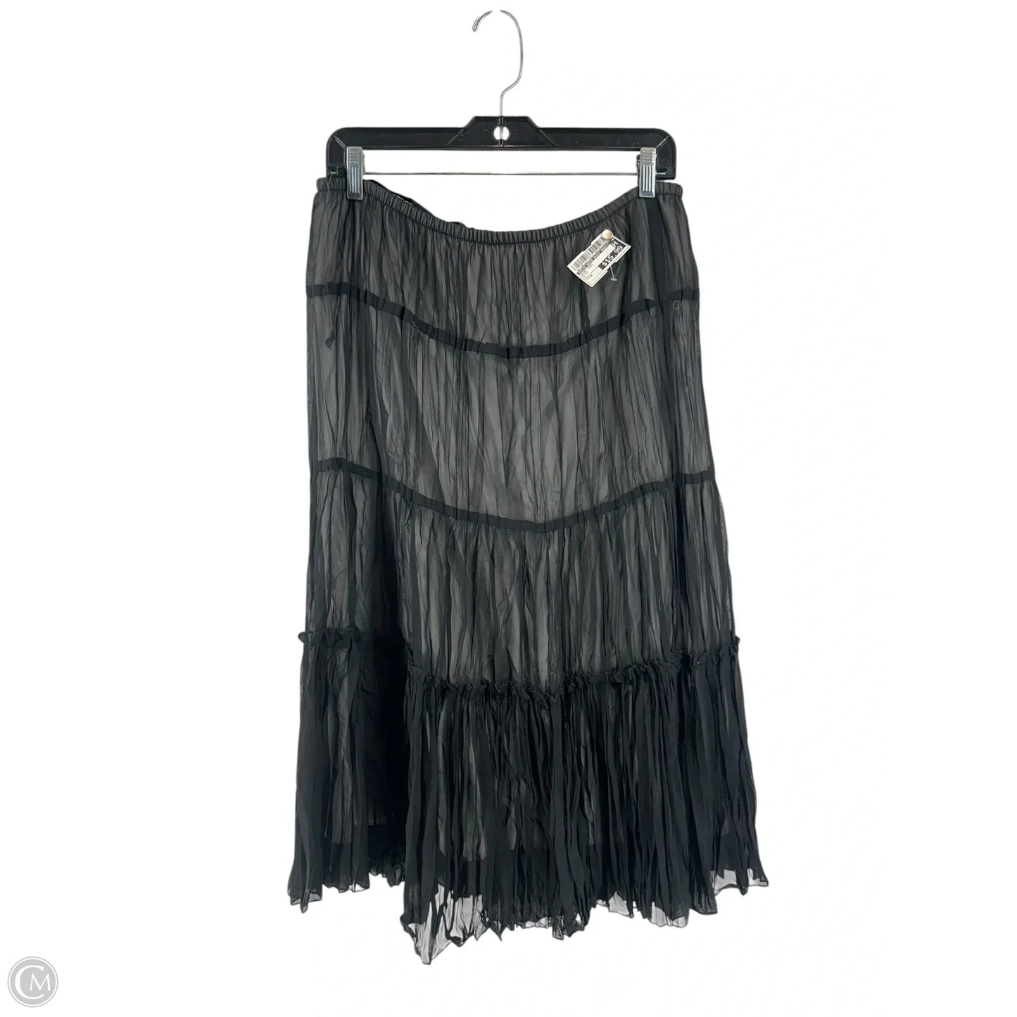 Skirt Midi By White House Black Market In Black, Size: M