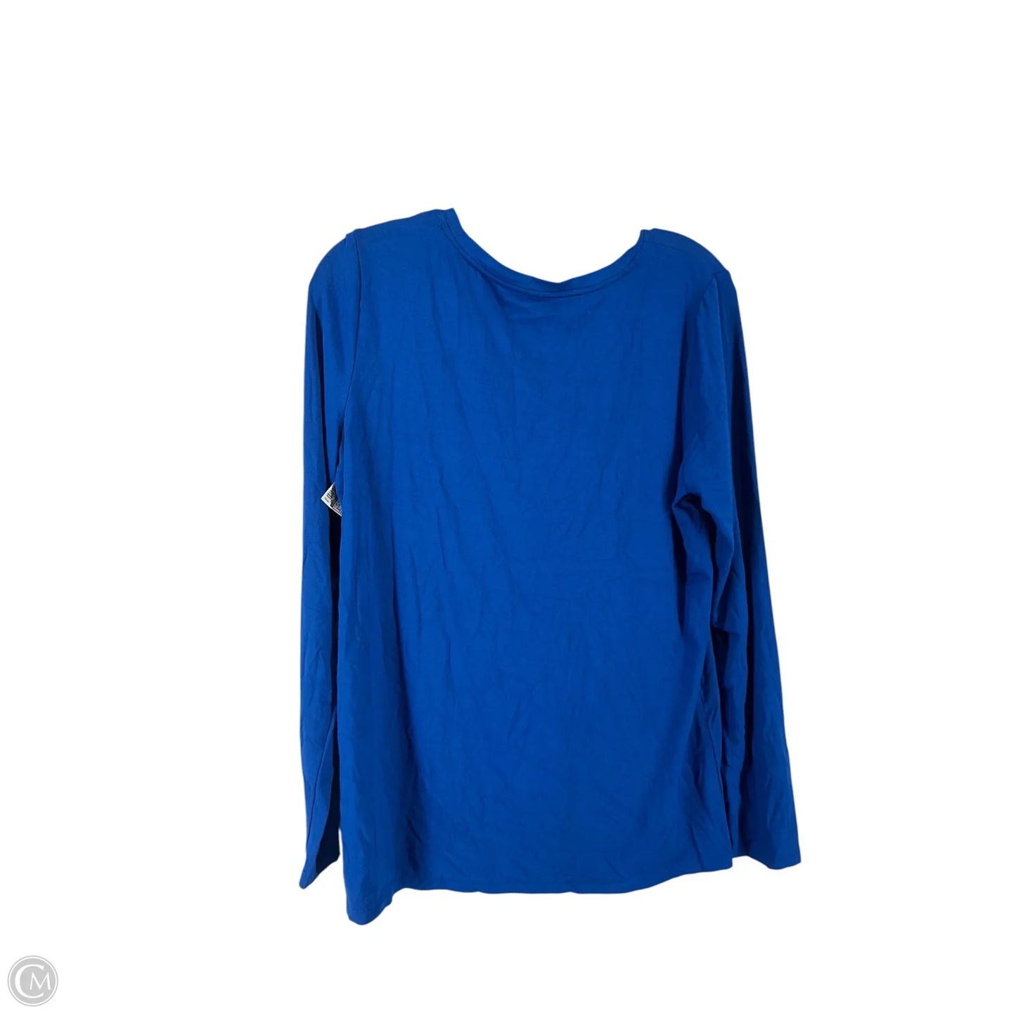 Top Long Sleeve Basic By Chicos In Blue, Size: S