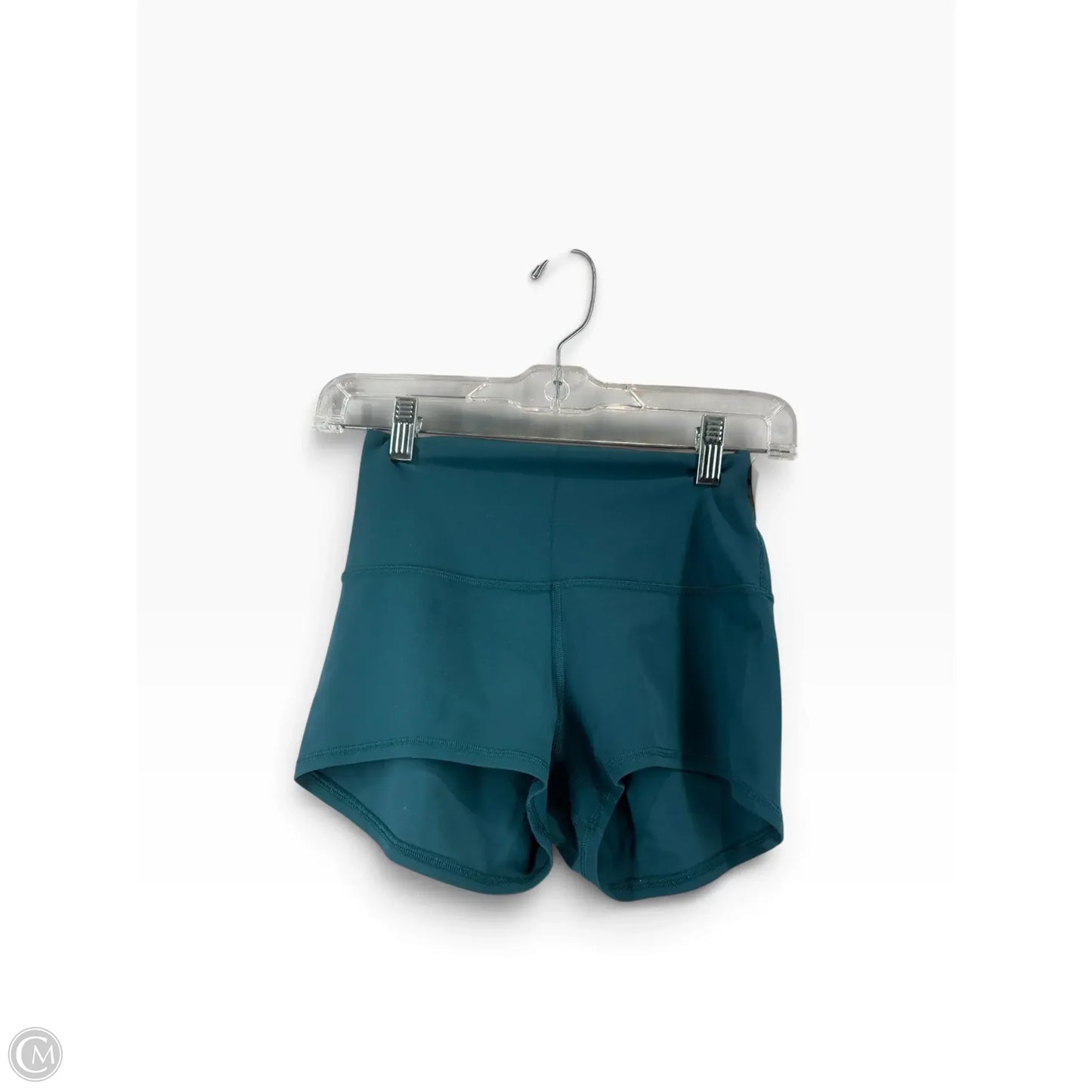 Athletic Shorts By Lululemon In Green, Size: 6