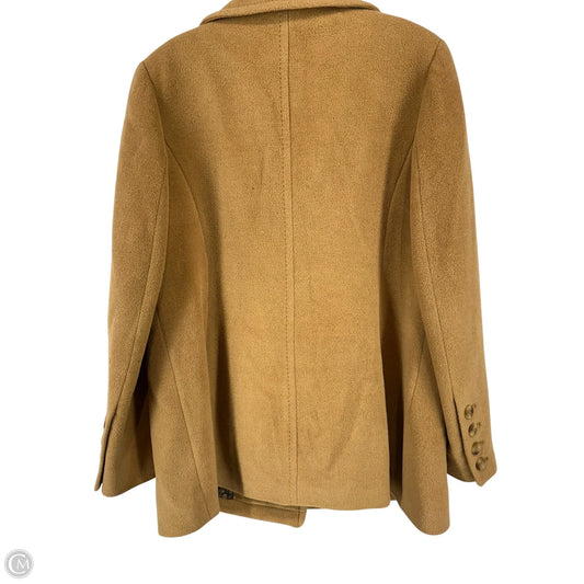 Coat Peacoat By Perry Ellis In Tan, Size: 8