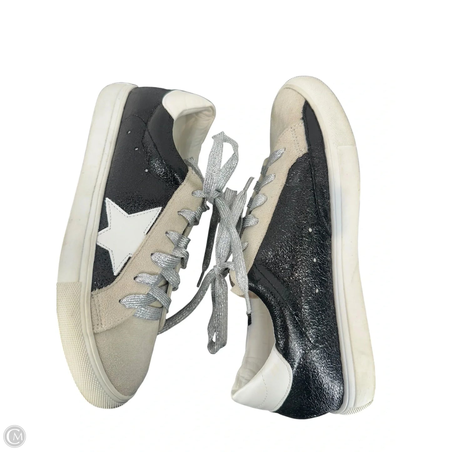 Shoes Sneakers By Nature Breeze In Black & Grey, Size: 8