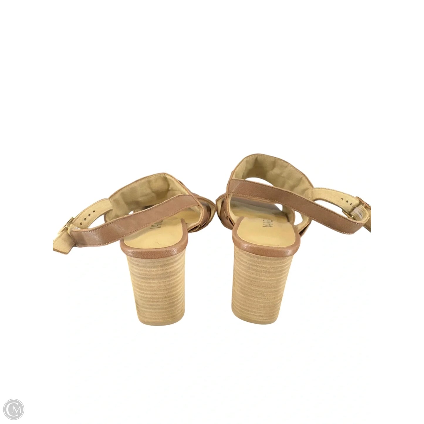 Shoes Heels Block By Vaneli In Taupe, Size: 9.5