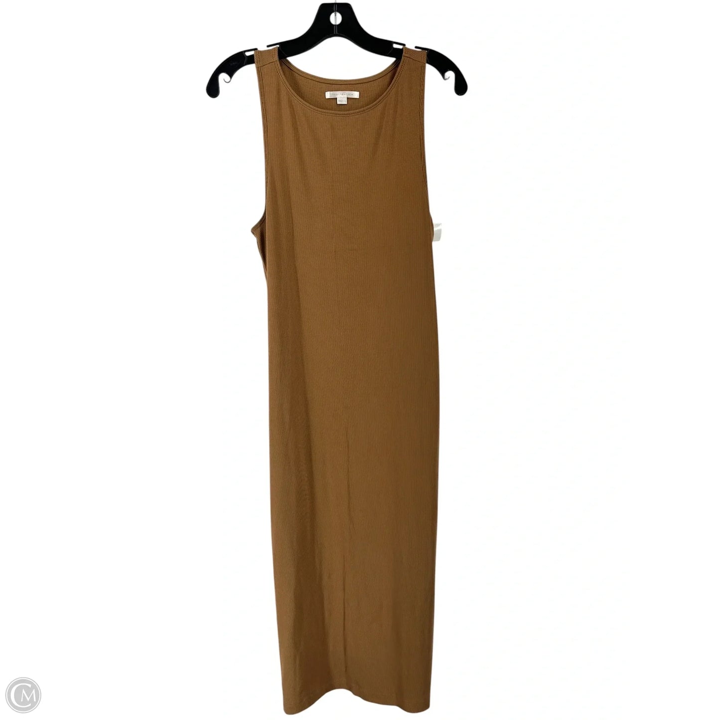 Dress Casual Maxi By Clothes Mentor In Brown, Size: L