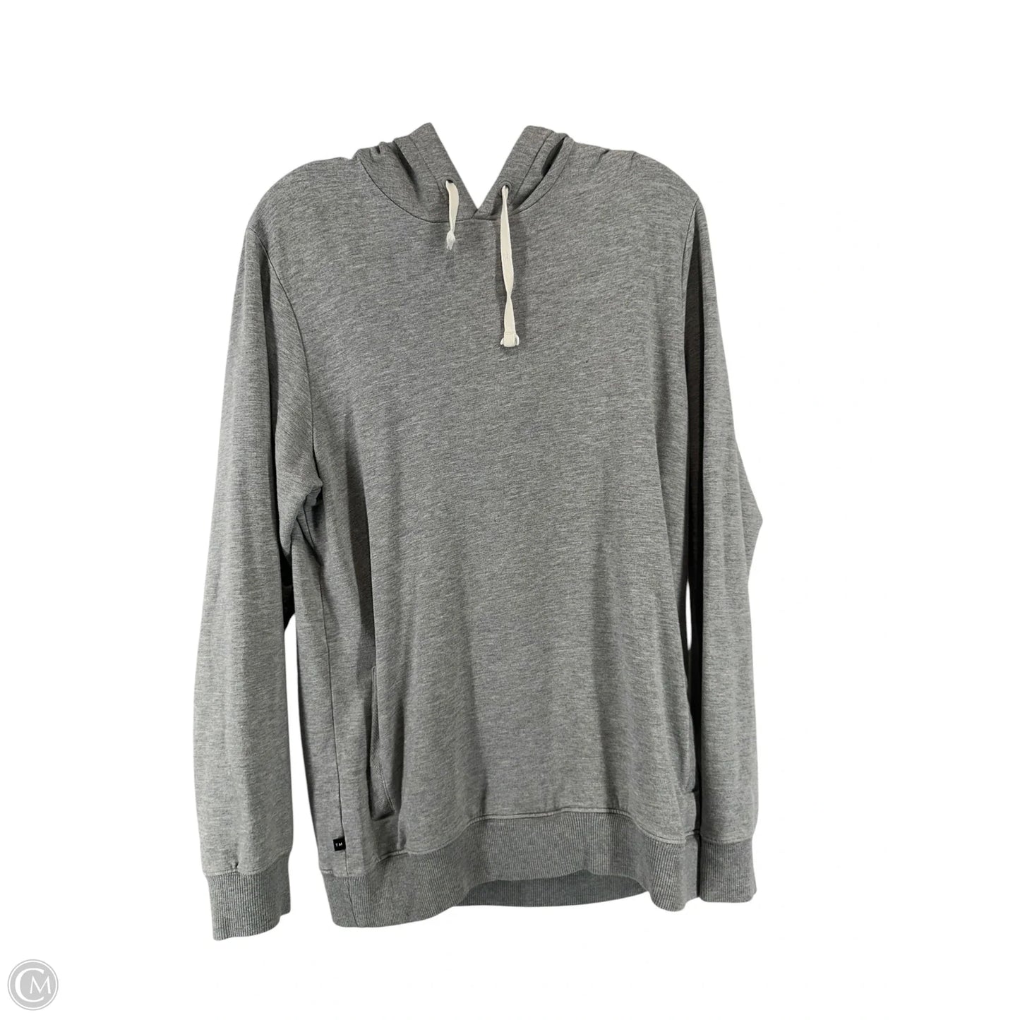 Sweatshirt Hoodie By Clothes Mentor In Grey, Size: M