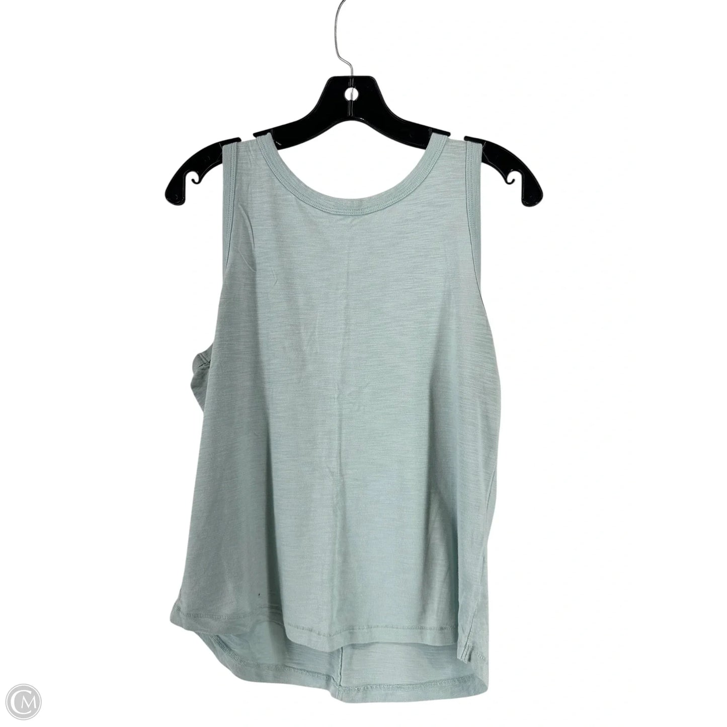 Top Sleeveless By Clothes Mentor In Green & Grey, Size: M