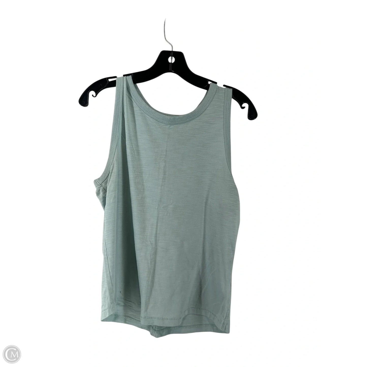Top Sleeveless By Clothes Mentor In Green & Grey, Size: M