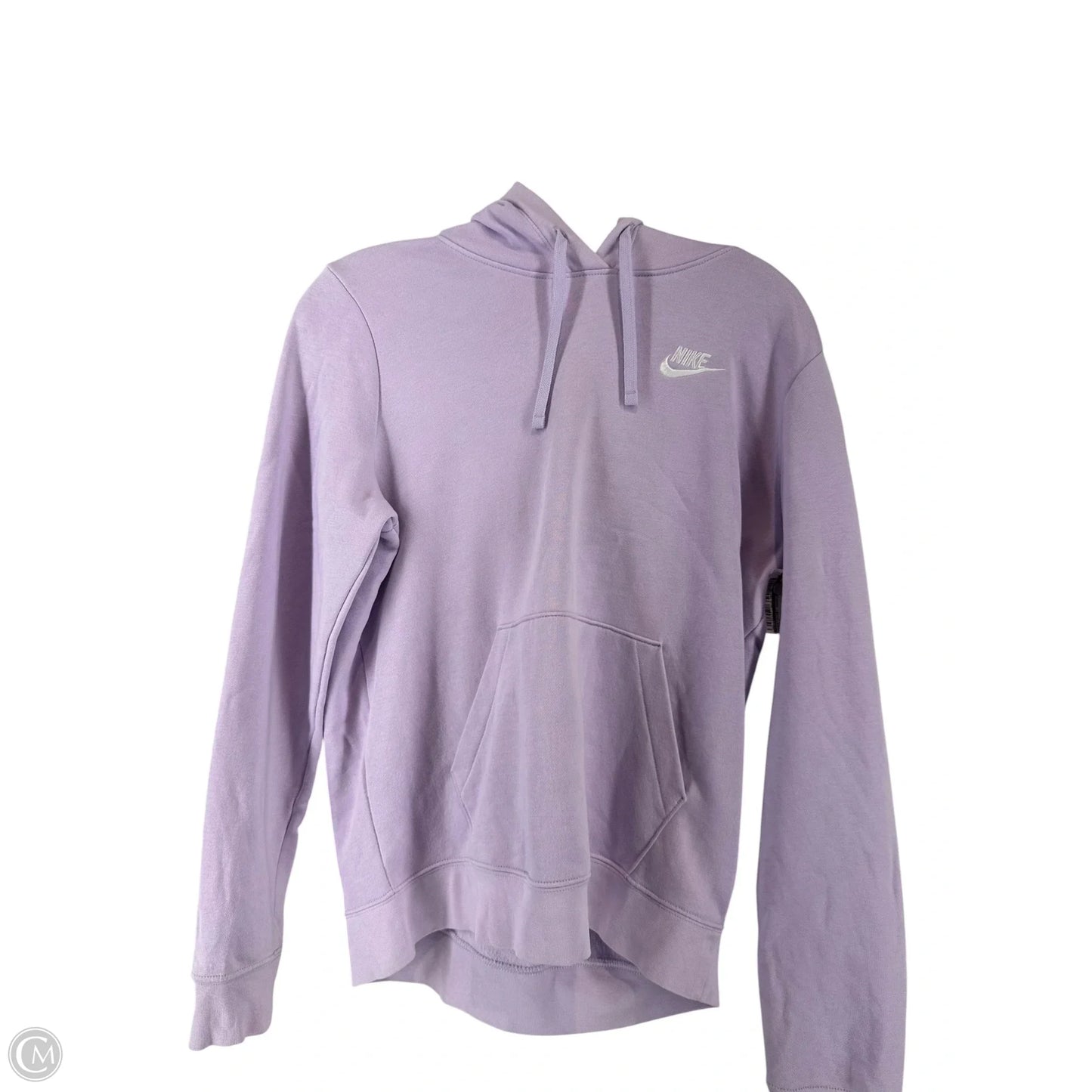 Sweatshirt Hoodie By Nike In Purple, Size: S