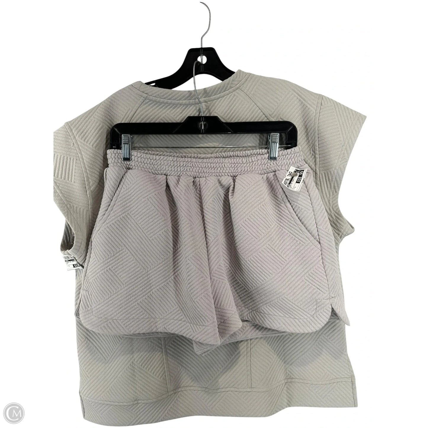 Lounge Set Shorts By Umgee In Grey, Size: S