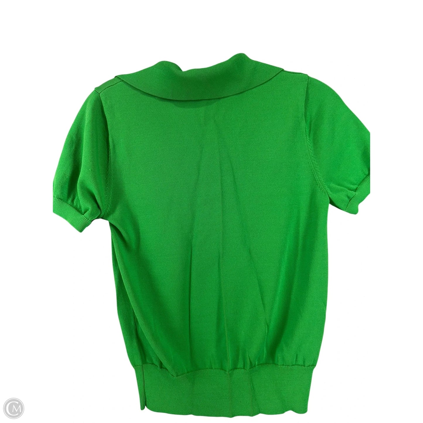 Top Short Sleeve By Zara In Green, Size: S