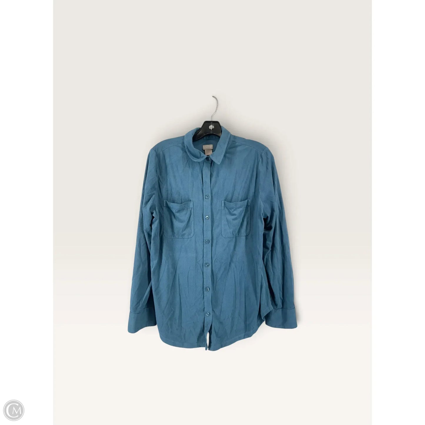 Top Long Sleeve By Chicos In Blue, Size: 10