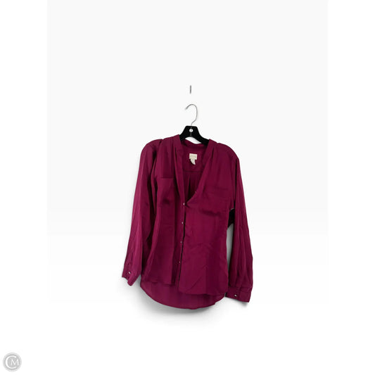 Top Long Sleeve By Chicos In Purple, Size: 2