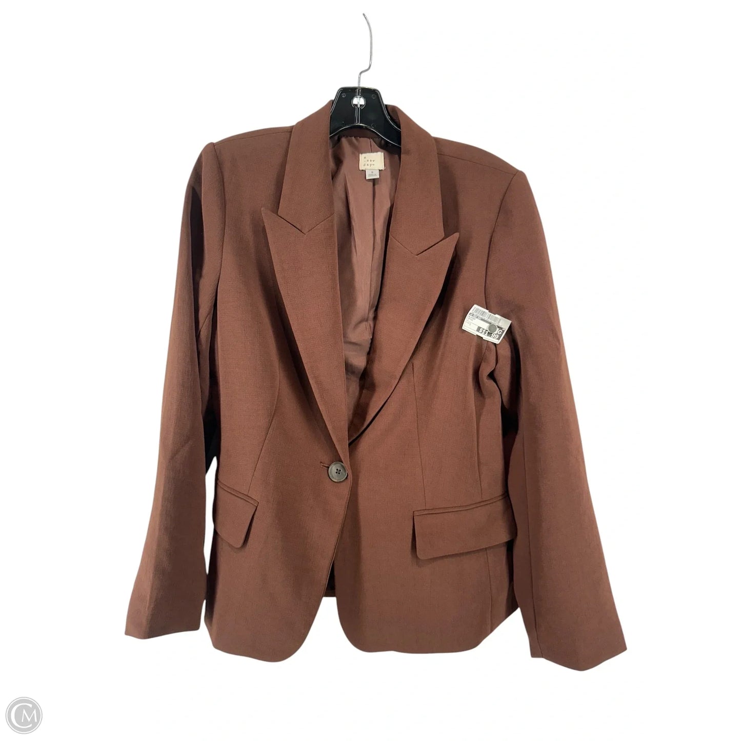 Blazer By A New Day In Brown, Size: S