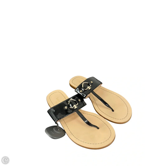 Sandals Designer By Kate Spade In Black, Size: 7