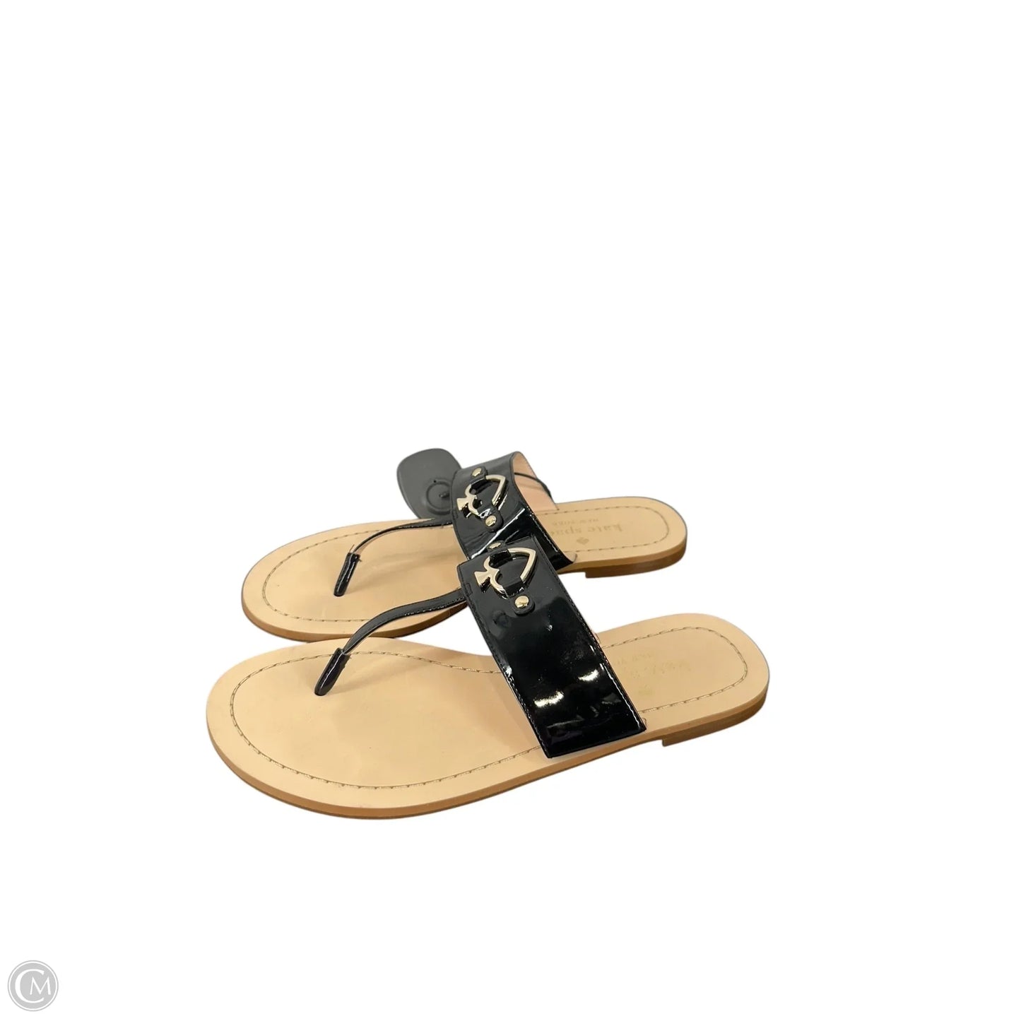 Sandals Designer By Kate Spade In Black, Size: 7