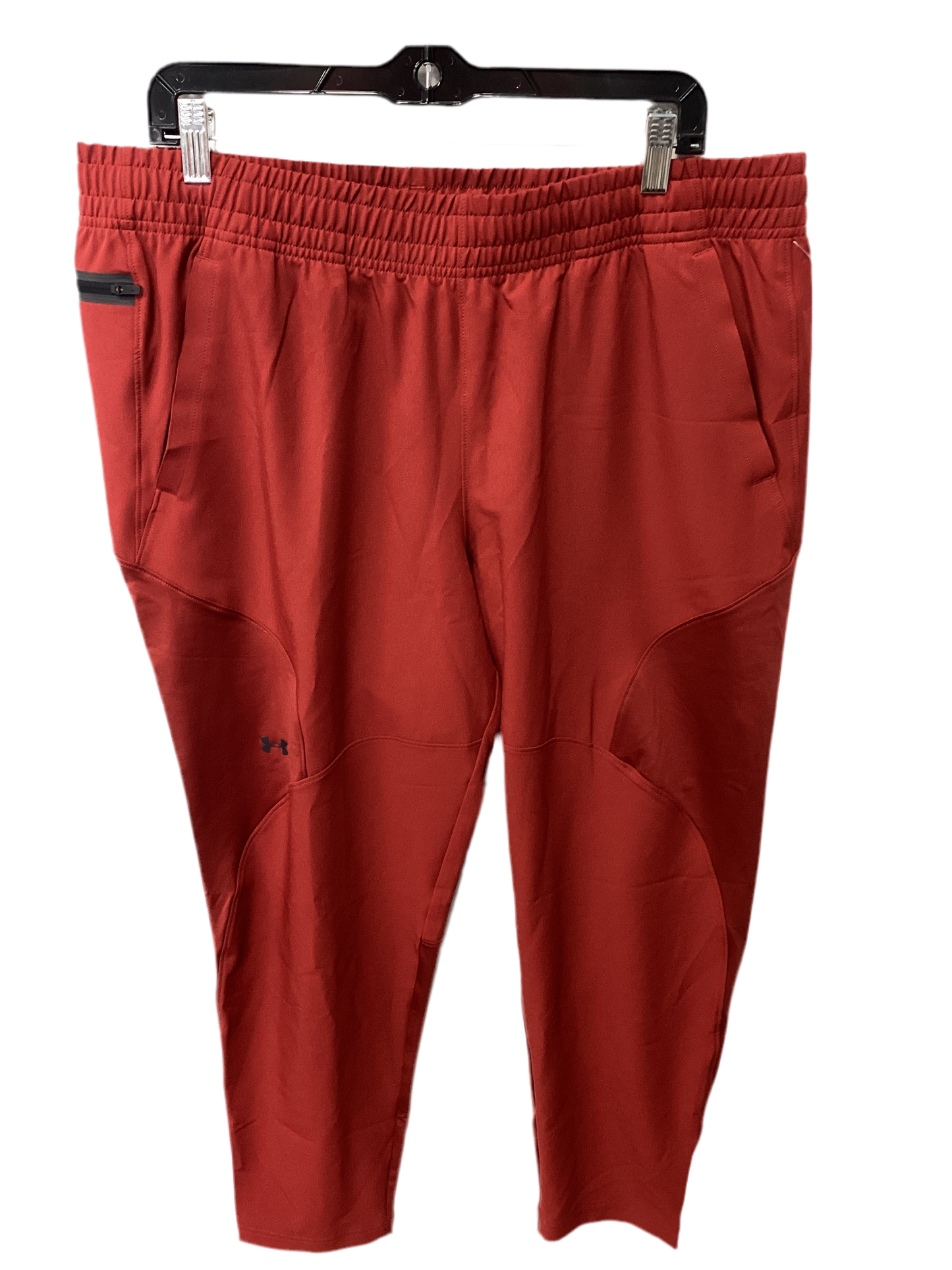 Athletic Pants By Under Armour In Red, Size:Xl