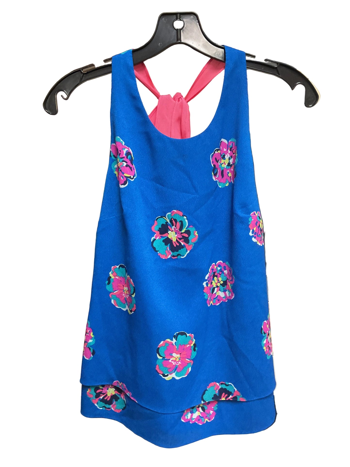 Top Sleeveless Designer By Lilly Pulitzer In Blue, Size:S
