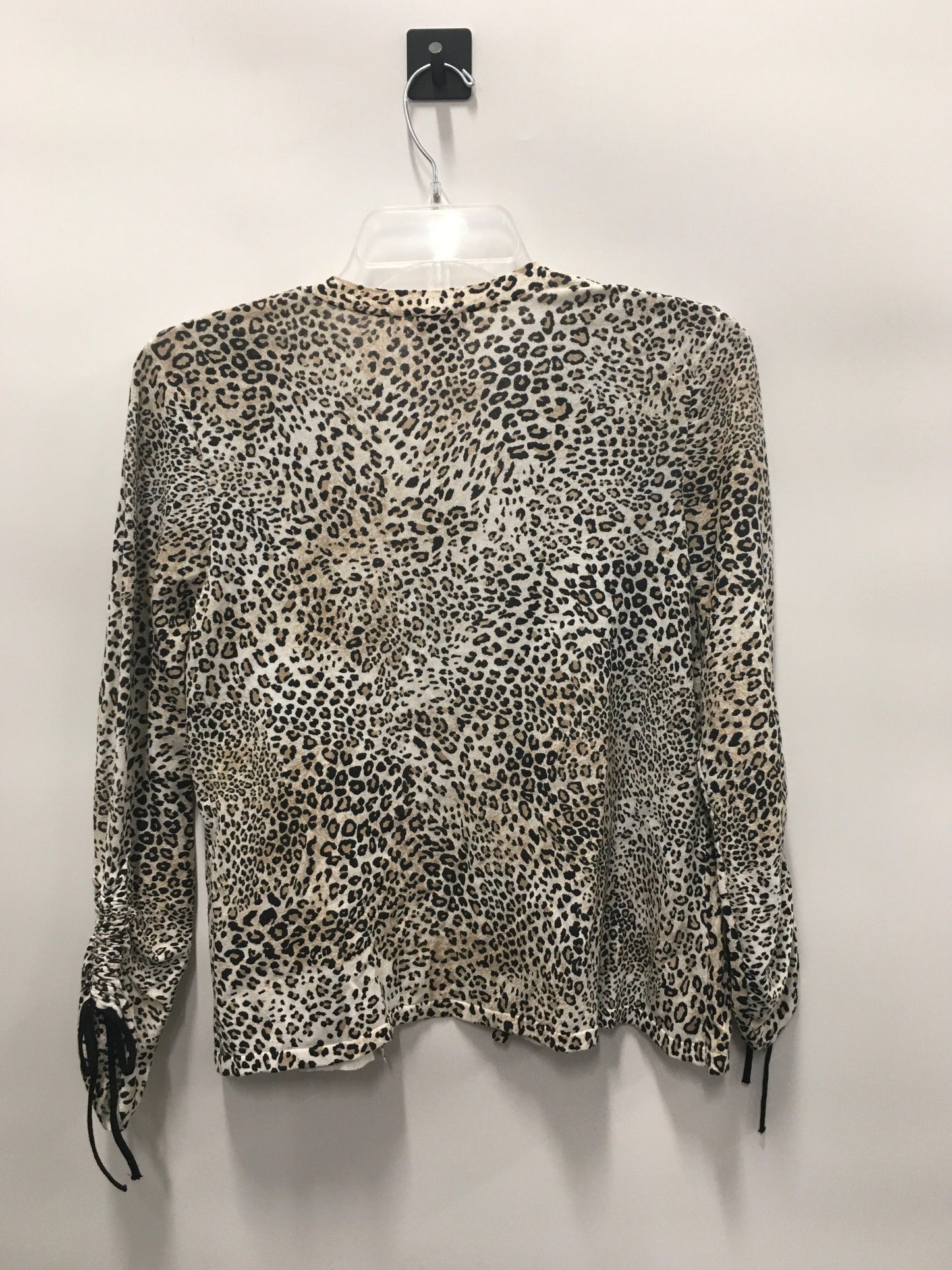 Animal Print Cardigan Chicos, Size M