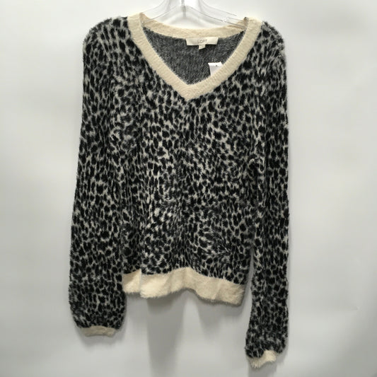 Animal Print Sweater Loft, Size S