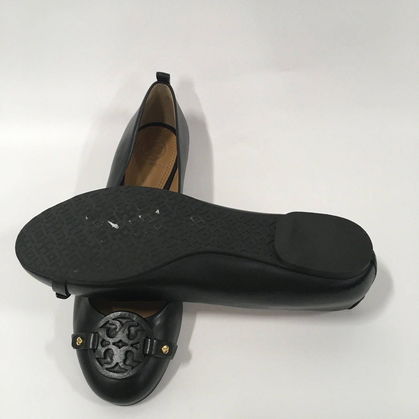 Black Shoes Flats Tory Burch, Size 7.5