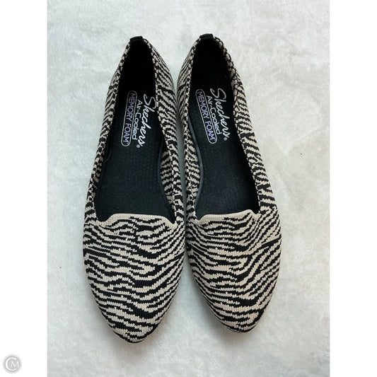 Shoes Flats By Skechers In Zebra Print, Size: 9