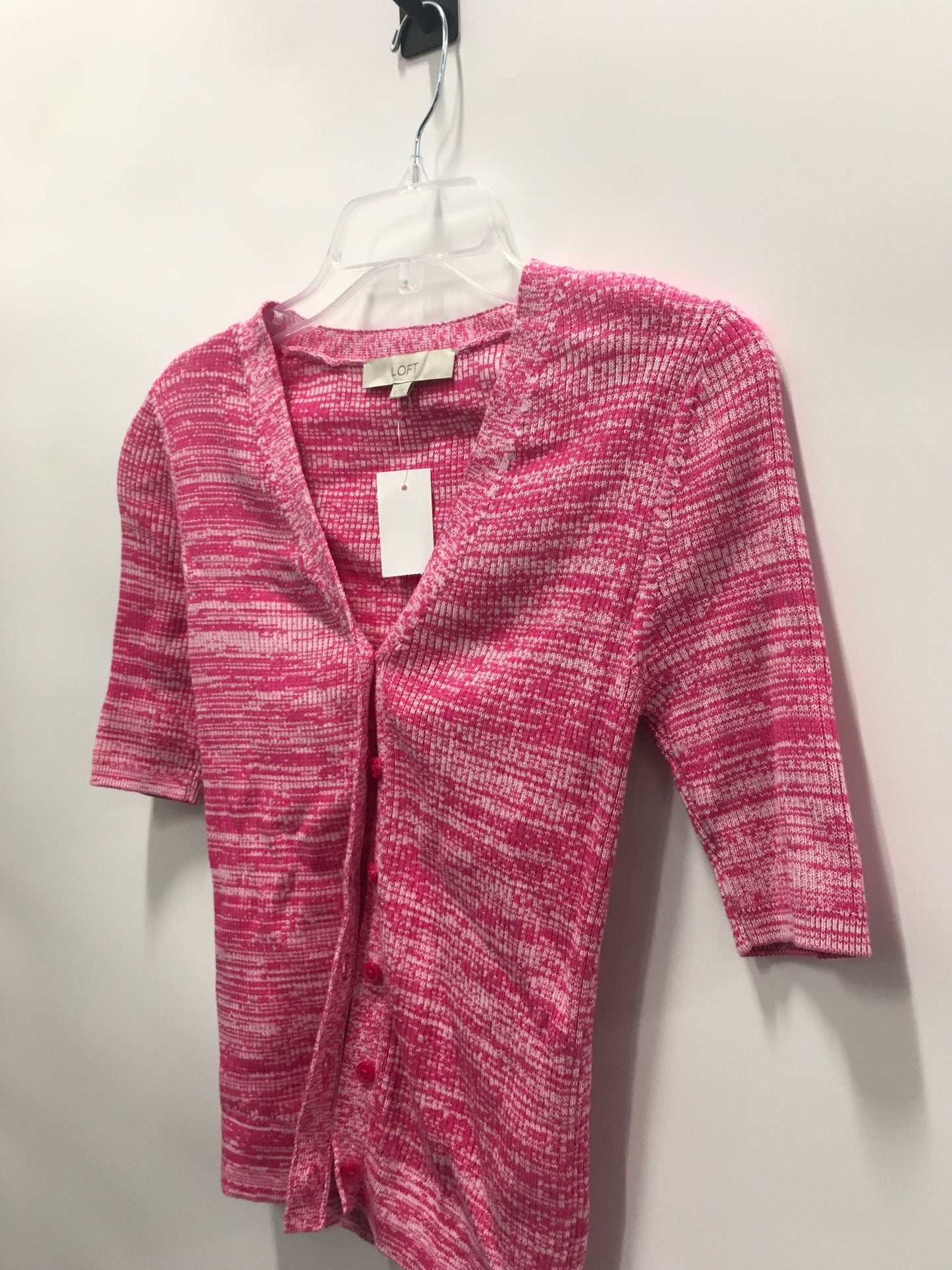 Pink Cardigan Loft, Size Xs