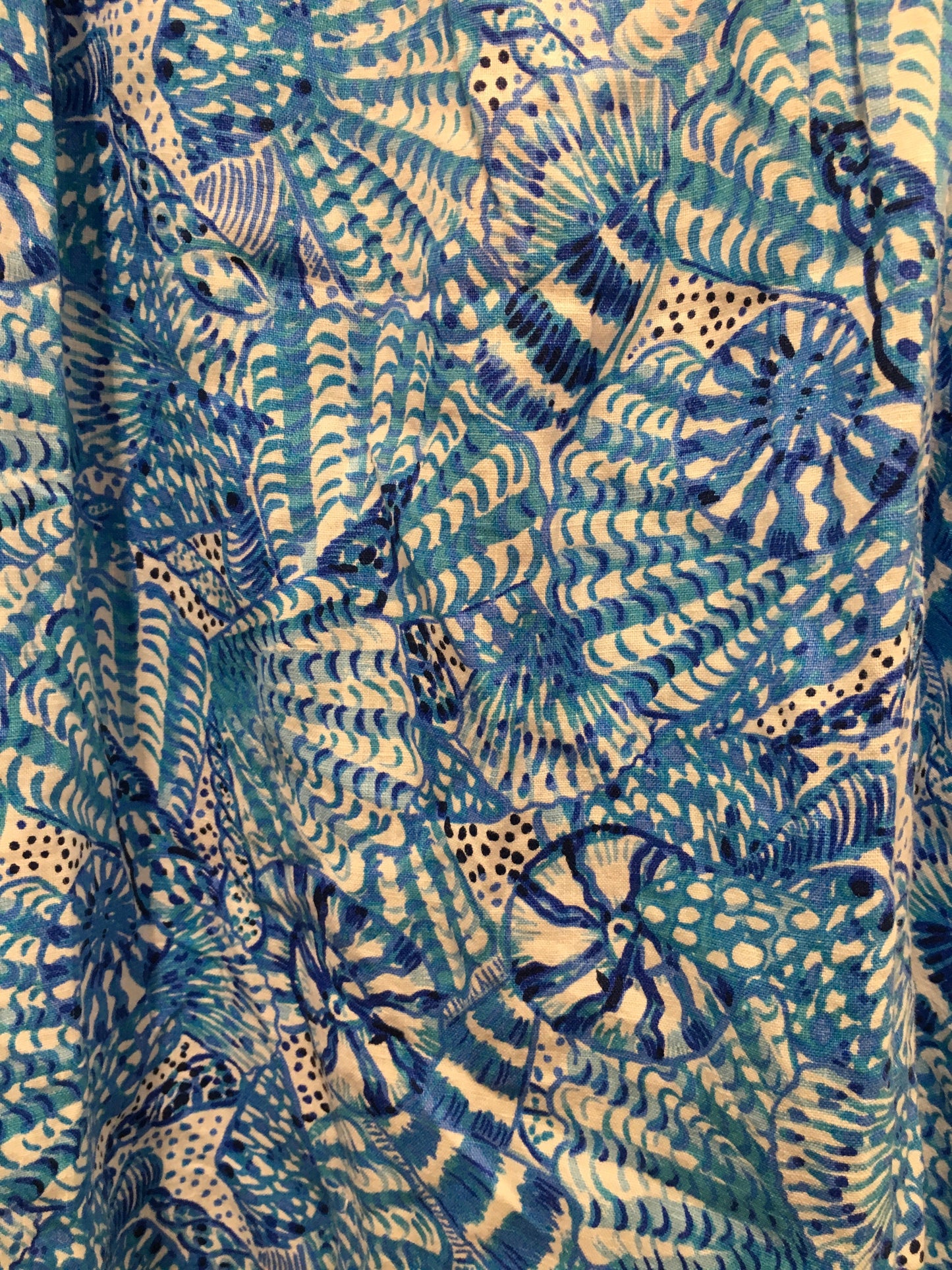 Blue Dress Casual Midi Lilly Pulitzer, Size Xl