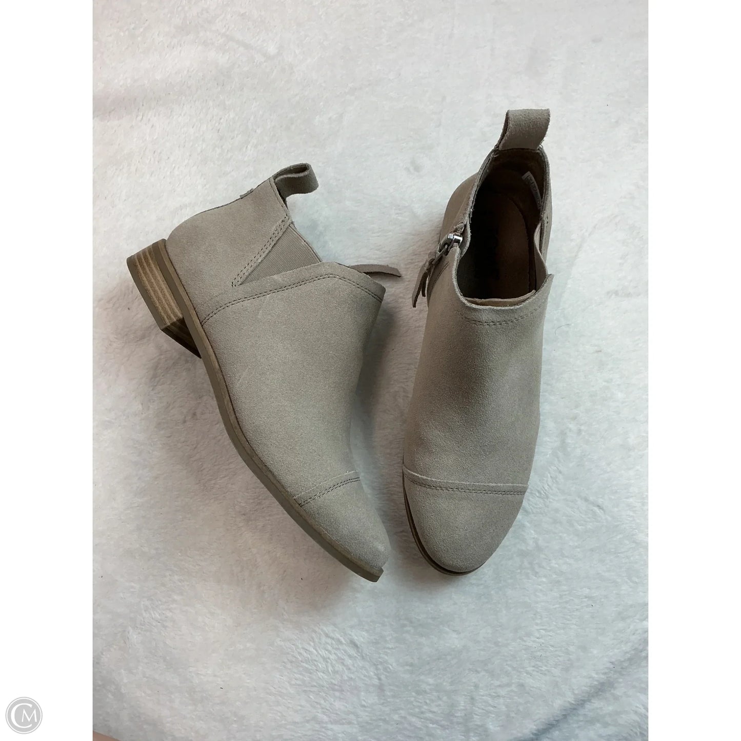 Boots Ankle Flats By Toms In Tan, Size: 7