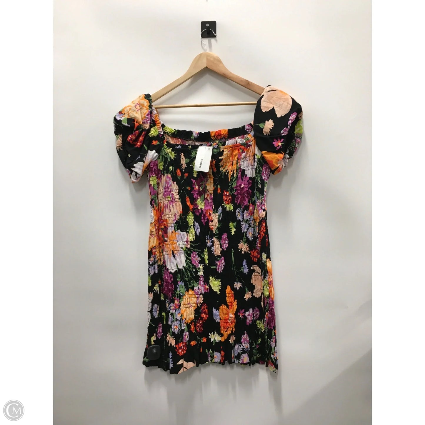 Dress Casual Short By H&m In Floral Print, Size: Xl